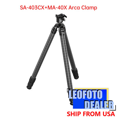 Leofoto SA-403CX+MA-40X Outdoors Tripod with Rapid Lock Ballhead-Arca Clamp