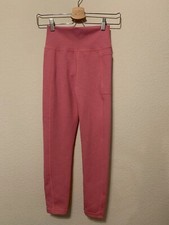 Sweaty Betty Super Sculpt 7/8 Length Size 0 - 2 XS Bubble Gym Pink Leggings