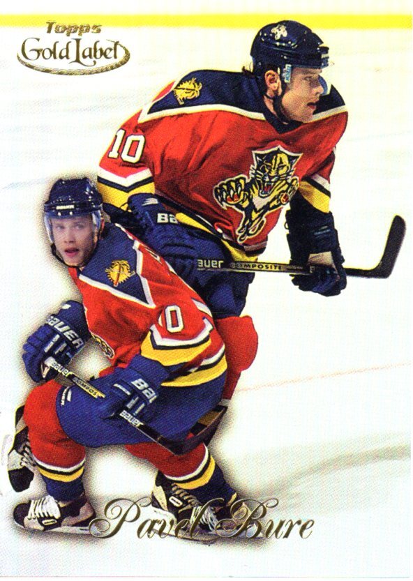 1998-99 Topps Gold Label Hockey. Base cards, Class 1,2,3, black, Goal race. - Picture 12 of 26