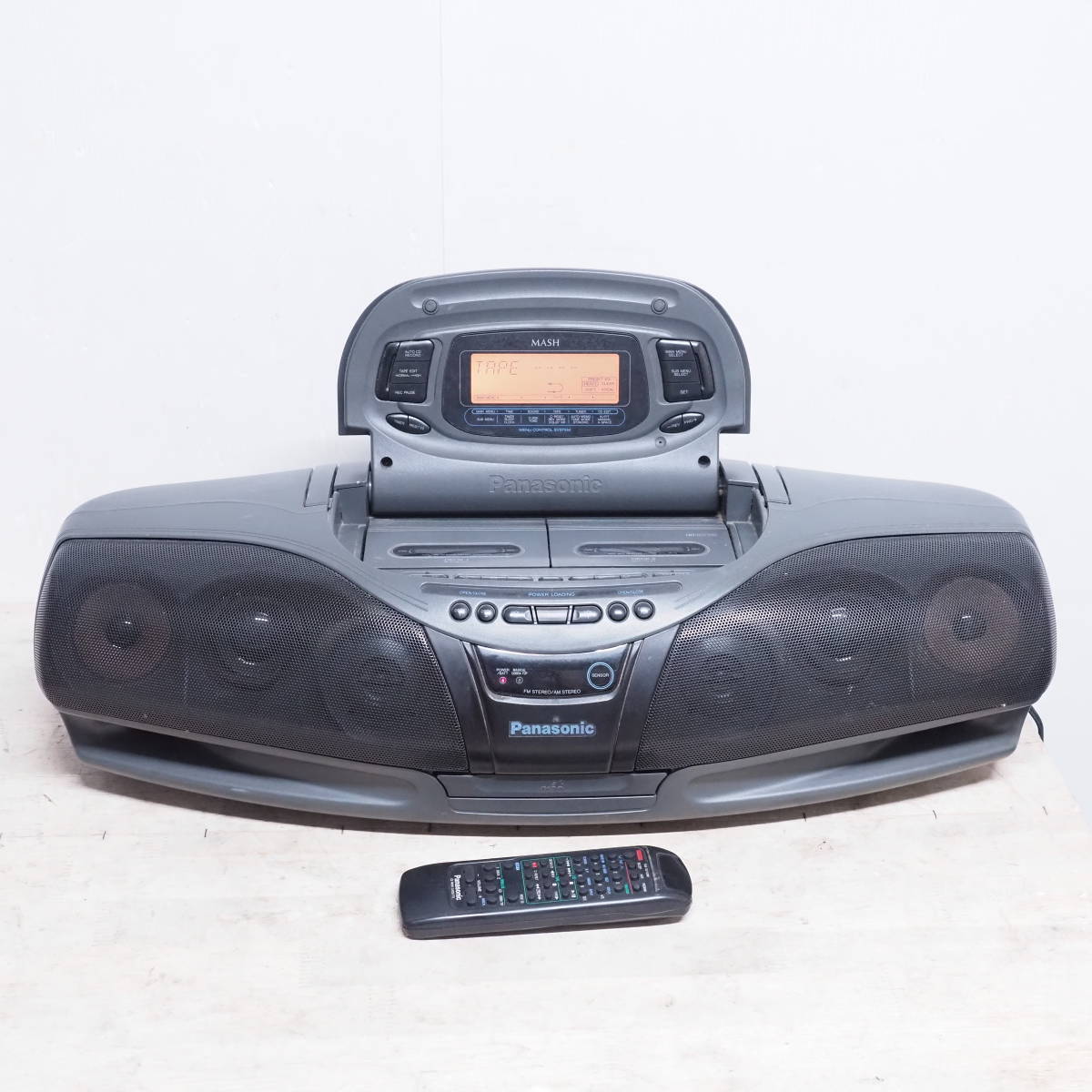 Panasonic RX-DT75 radio cassette player cobra top Panasonic CD radio with  Remote