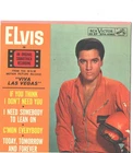 ELVIS PRESLEY-4-SONG HARD COVER-EP+ORANGE  LABEL 45-(VIVA LAS VEGAS)--PS--PIC