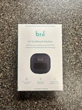 Bril UV Toothbrush Sterilizer USB Rechargeable Magnetic Mount NEW Sealed Box