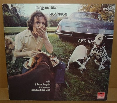 JACK BRUCE Things We Like LP POLYDOR 1970 UK orig JOHN McLAUGHLIN-JON HISEMAN