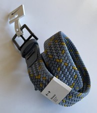 Nike Golf G Flex Woven Stretch Belt Pastel Blue Weave Men's Medium 36/38 