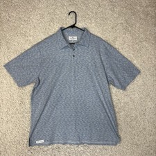Simply Southern Polo Shirt Mens Size XL Blue Preppy Stretch Casual Office NWT