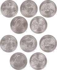 2011 P&D Quarter 10 Coin Set Clad Uncirculated Mint State