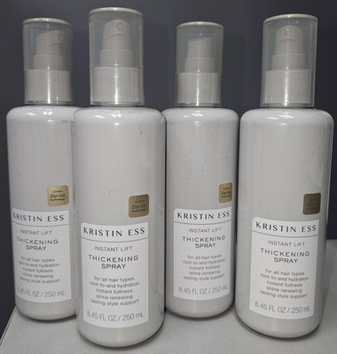 4 X KRISTIN ESS INSTANT LIFT THICKENING SPRAY INSTANT FULLNESS 8.45 fl oz Each