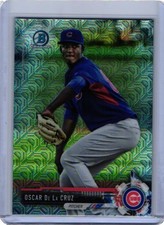 Oscar De La Cruz Chicago Cubs 2017 Bowman Chrome Prospects Mojo #BCP72