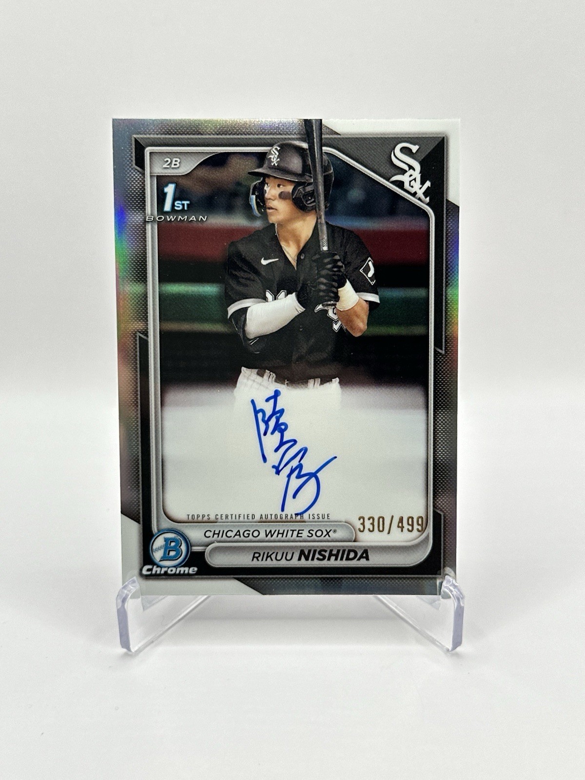 2024 Bowman Chrome Prospect Auto Refractor /499 Rikuu Nishida #CPA-RN Auto