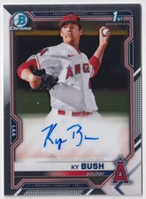 2021 Bowman Draft #CDA-KB Ky Bush Chrome Draft Pick Autographs Angels