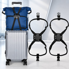 Elastic Luggage Bungee Strap Travel Belt Add A Bag Carry On Suitcase Attachment