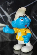 SMURF TOYS PVC TOY FIGURE SMURF 1996 IMPS MOVEABLE ARMS & Feet