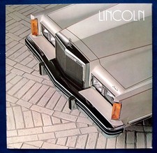 Prospekt brochure 1982 Lincoln