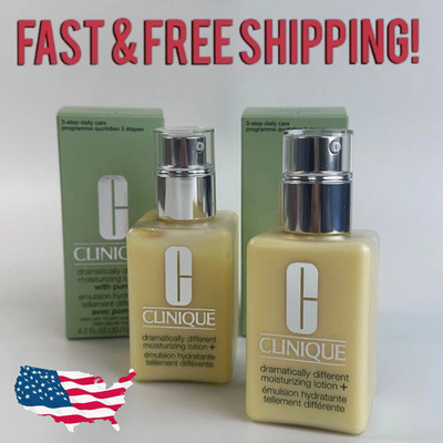 2PCS Clinique Dramatically Different Moisturizing Lotion With Pump 4.2oz/125ml