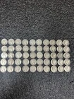 50 Mercury Dimes 90% Silver Coin Lot Mixed 1940's Dates Circulated US Coin Roll