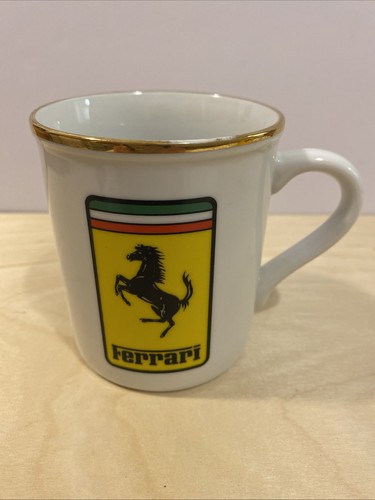 Set Of 2 FERRARI CLUB OF AMERICA MUGS- ANNUAL MEET 1979 DUE LEONI FINE CHINA USA - Picture 3 of 16