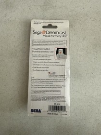 Sega Dreamcast Visual Memory Unit Vmu 1999 New in Package Authentic