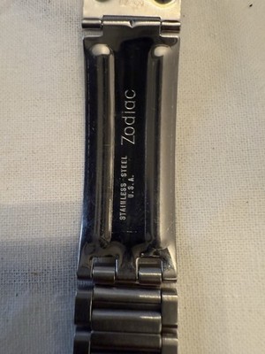 Zodiac Sea Wolf Riveted Oyster 8250 Bracelet Vintage All original