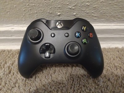 Microsoft Xbox One Wireless Controller (Black) Model 1537 Official OEM UNTESTED