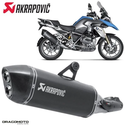Pot échappement BMW R 1200 GS ABS 2013-2016 AKRAPOVIC Titane Noir S-B12SO10-H... - Photo 1/4