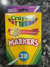 20 Crayola Bold  Bright Markers