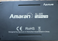 Aputure Amaran AL-M9 Portable LED Camera Light Kit, 9 LEDs, USB/Battery, Case