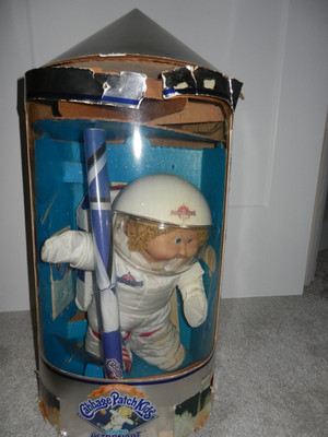 1986 CABBAGE PATCH YOUNG ASTRONAUT NRFB ZELMA GLYNIS BLONDE PIGTAIL