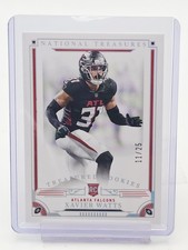 XAVIER WATTS 2025 NATIONAL TREASURES TREASURED ROOKIES HOLO SILVER /25 Q6638