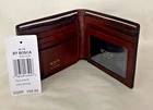 Bosca Leather Dolce Italia Executive I.D. Wallet Dk Brown 95-718 MSRP $155. NWT
