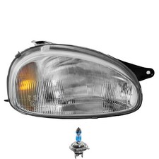 Scheinwerfer rechts inkl. OSRAM Lampen H4 für Opel Corsa B 73_ 78_ 79_ Combo 71_
