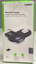 Belkin BoostCharge-10W Fast Dual Wireless Charging Pad - Black
