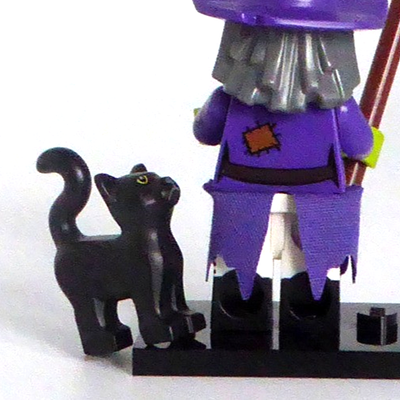 New LEGO CMF Series 14 Minifigure: Wacky Witch & Cat (col14-14