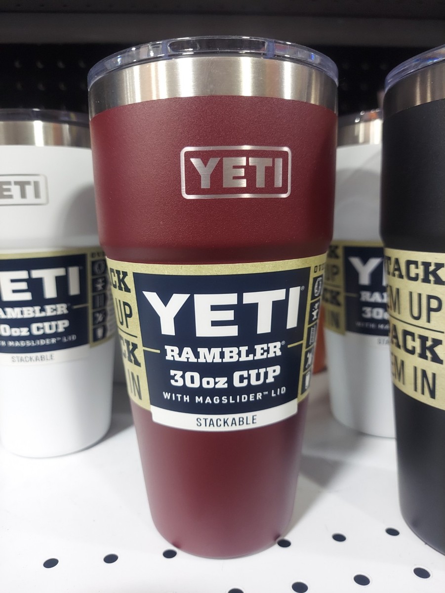 YETI イエティ ランブラー 30オンス スタッカブルカップ マグスライダー蓋 887ml ワイルドバインレッド Rambler 30oz Stackable Cup Wild Vine Red Yeti Rambler 30 oz Stackable Cup - Wild Vine Red (DISCONTINUED