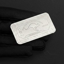 1 OZ LINGOTTO DI TITANIO "CANGURO" - Australia 1 oncia lingotto di titanio oncia investimento di valore!!!
