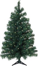 3Ft Pre-Lit Artificial Christmas Spruce Tree for Home, Office, Party, Wedding