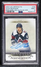 2021-22 Artifacts Roman Numeral Rookies Alex Newhook #VIII PSA 9 MINT Auto 16i3