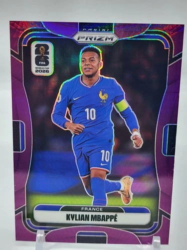 2026 Panini Prizm World Cup KYLIAN MBAPPE Purple Hyper Prizm /299 France 🇫🇷