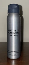 Victoria's Secret Very Sexy For Him Platinum Deodorant Body Spray 2.5oz Men