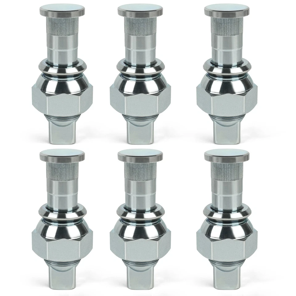 Комплект из 6 задних колесных гаек и шпилек (LH) для ISUZU NPR NPR-HD NQR NRR 8-97147-614-2 - Изображение 2 из 4