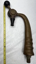 Antique solid Brass Early Soda /beer Fountain Gooseneck Tap Dispenser 14”