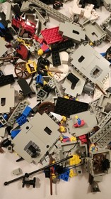 LEGO Set 6080 King's Castle With Box, Incomplete See Pictures Vintage 1984 