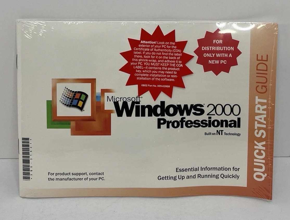 その他 Windows2000 Professional Microsoft Windows 2000 Professional (Retail) [X04-97617