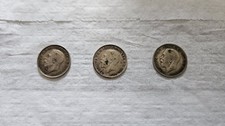 GREAT BRITAIN GEORGE V 3 Pence Different Dates 1913 1916 1917