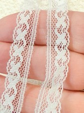 5 Yds Cream Ivory Scallop Edge Lace Sewing Trim 1/2" Wide Longer Available A 