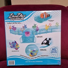 Cepia Zhu Zhu Aquarium Starter Set with 2 Fish Electronic Interactive Toy