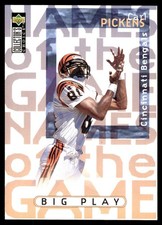 Carl Pickens 1997 Collector's Choice #50 Bengals NFL READ FREE SHIP AutographDen