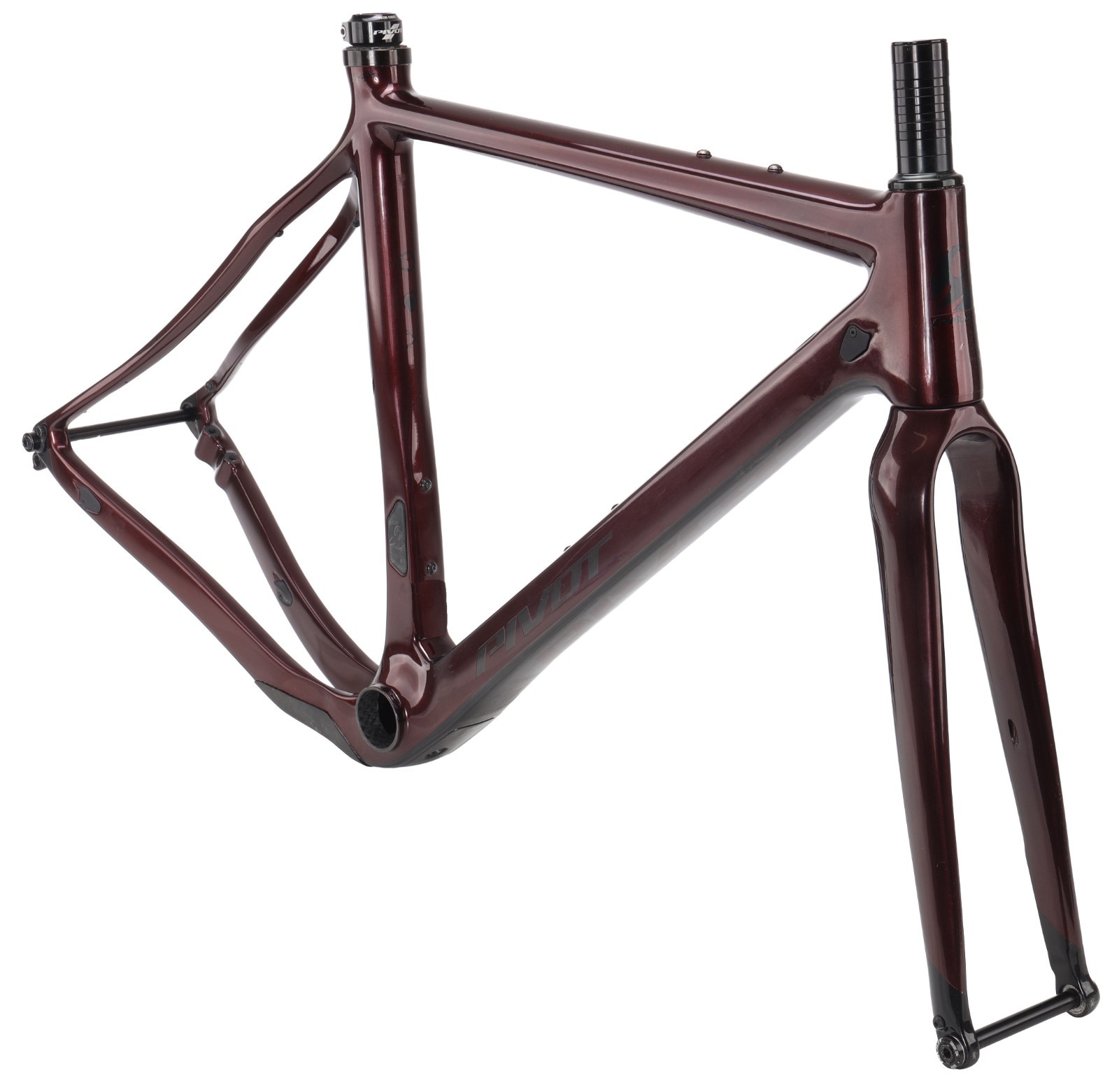 Pivot Cycle Vault Carbon Gravel Bike Disc Frameset SM RED/NUDE 700c IsoFlex 2022