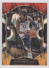 2020 Panini Select Concourse Red White Orange Flash Prizm D'Angelo Russell fm0