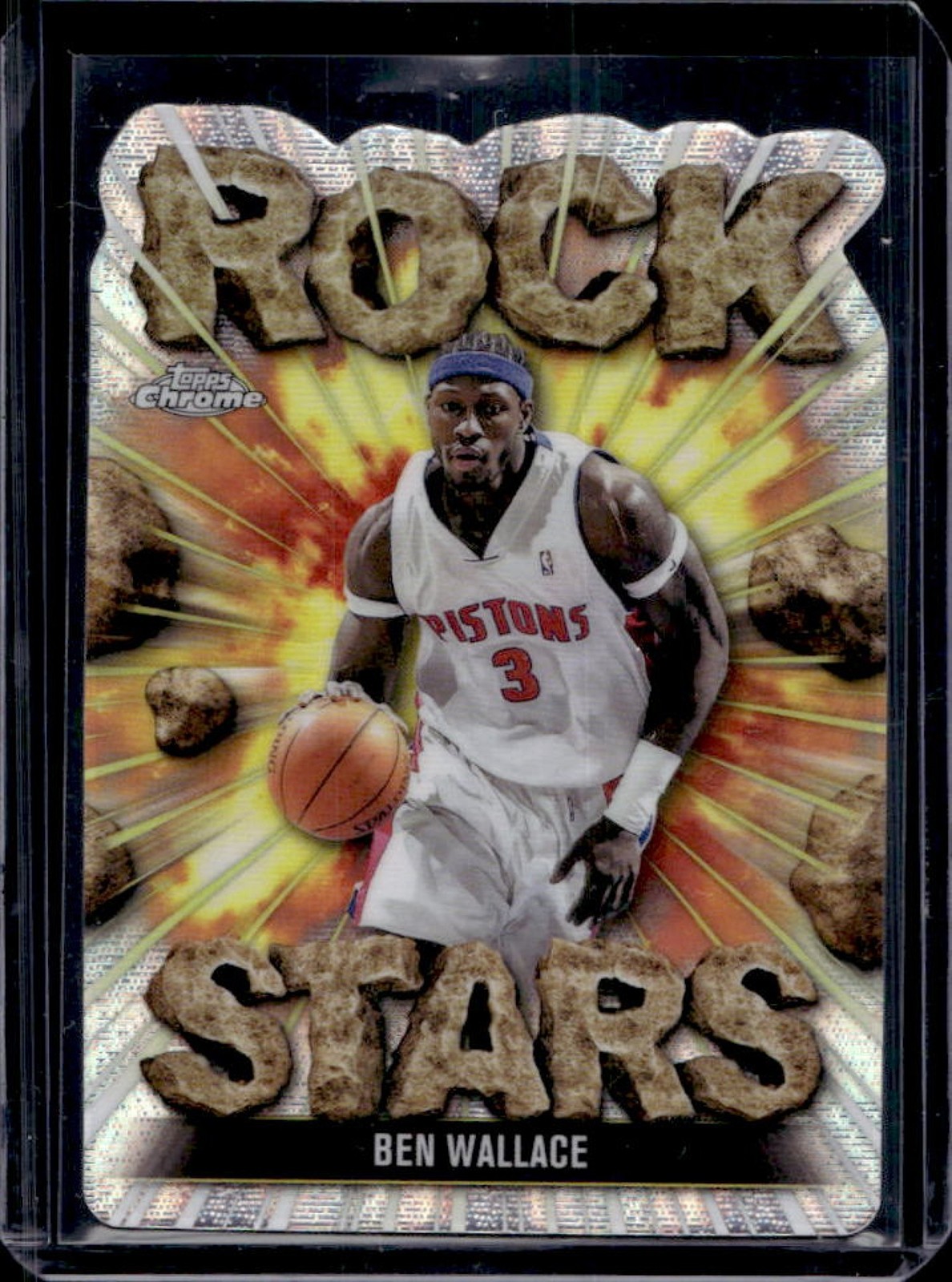2025-26 Topps Chrome Ben Wallace Rock Star SSP #RS-14 Pistons