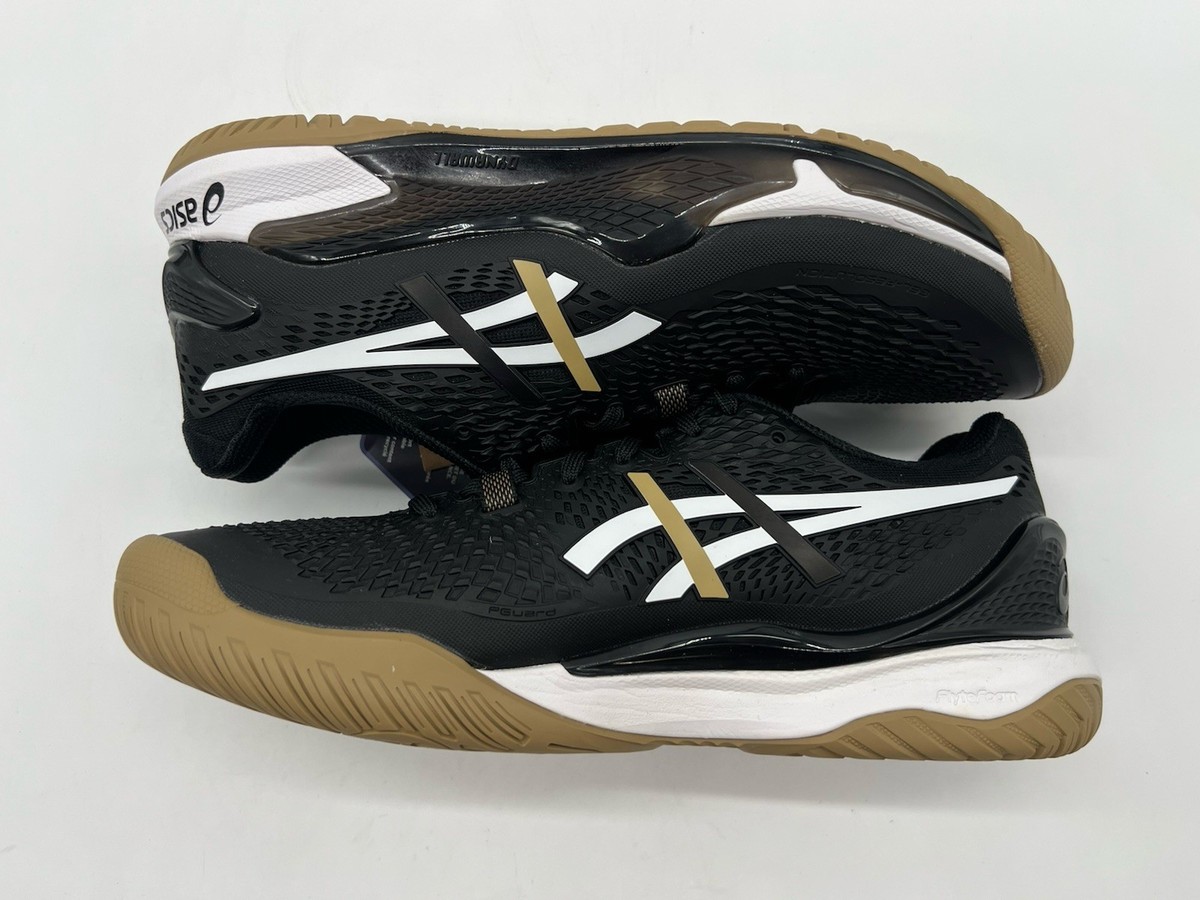 Rare Asics x BOSS Gel Resolution 9 Mens Sz 9.5 Black Camel